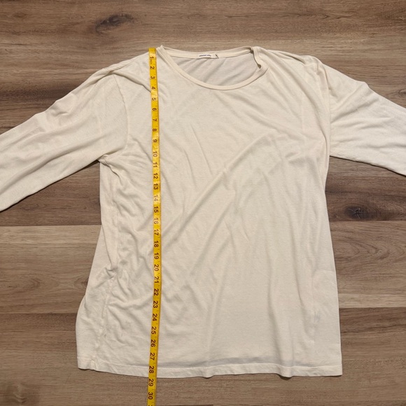 Industry of All Nations Pique Long SleeveCrewneck T-shirt Undyed XL Mens - Picture 5 of 7